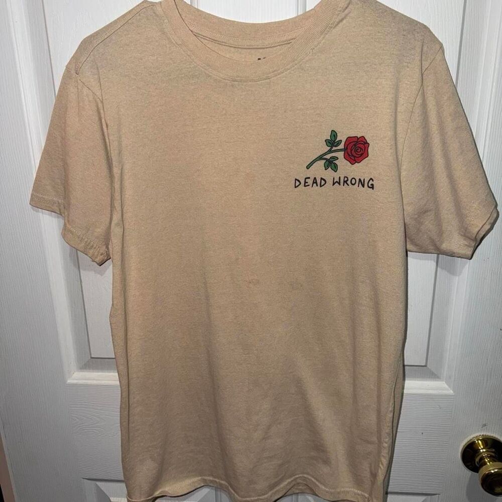 Unbranded Men's Tan and Cream T-shirt